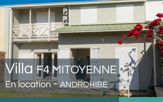 À louer une villa F4 mitoyenne – Ambatobe