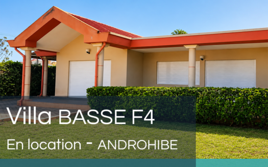 À louer une villa basse F4 – Androhibe